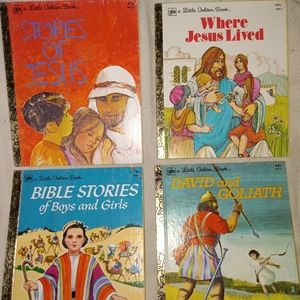 4 Faith Based Little Golden Books